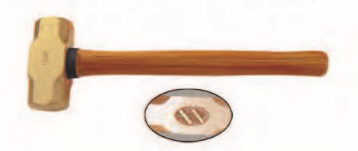 Brass Hammer,Sledge No.2101B